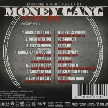 2 Chain Gang : Mixtape Vol.1 by Johnny Ca$h - album cover