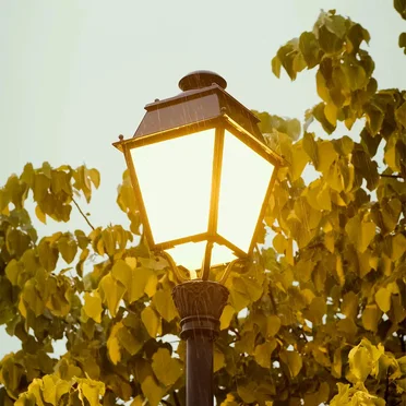 Rain on a Lamppost