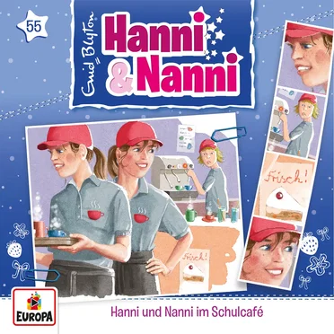 Hanni und Nanni 55: ... im Schulcafé by Enid Blyton - album cover