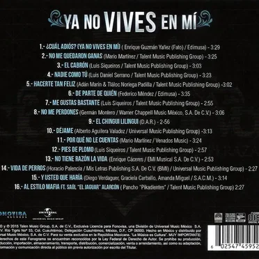 Ya No Vives En Mí
