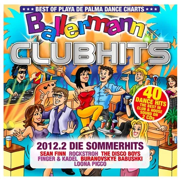 Ballermann Clubhits: 2012.2 Die Sommerhits by Various Artists - album cover