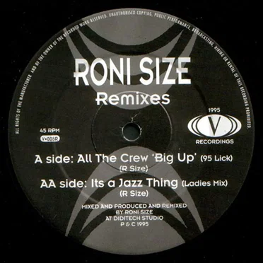 All the Crew 'Big Up' (95 lick) / It's a Jazz Thing (Ladies mix)
