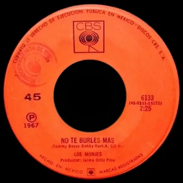 No te burles más by Los Monjes - album cover