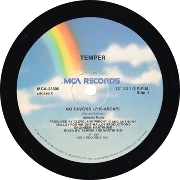 No Favors by Temper - album cover