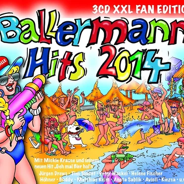 Ballermann Hits 2014 by Various Artists - album cover