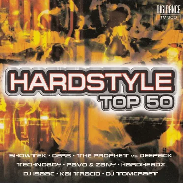 Hardstyle Top 50 by Various Artists - album cover