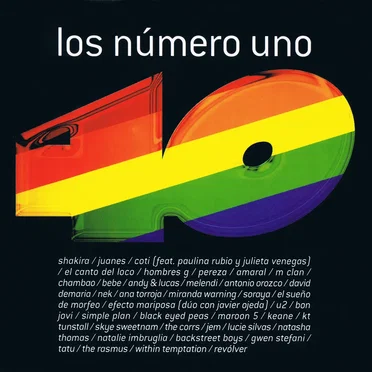 Los número uno 40 by Various Artists - album cover