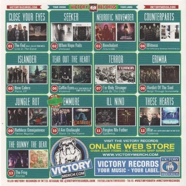 Victory Records Winter Metal Sampler by Various Artists - album cover