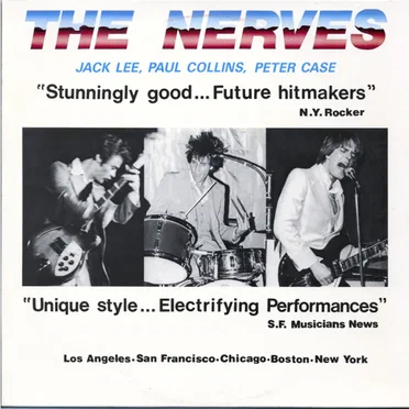 Jack Lee, Paul Collins, Peter Case by The Nerves - album cover