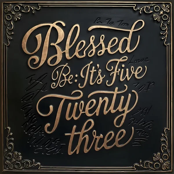 Blessed Be: Its Five Twenty-Three