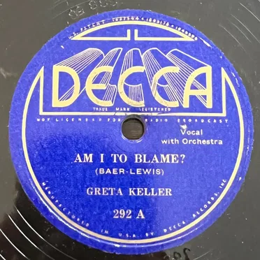 Am I to Blame? / One Night of Love