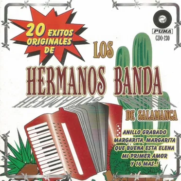 20 éxitos orginales by Los Hermanos Banda de Salamanca - album cover