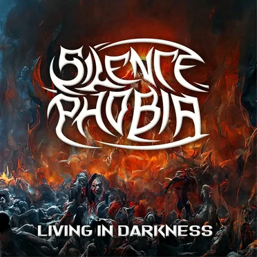Living in Darkness by Silence Phobia - album cover