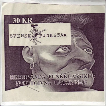 Svensk punk 25 år by Various Artists - album cover