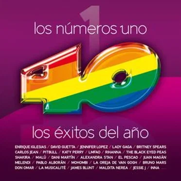 Los números uno 40: Los éxitos del año by Various Artists - album cover