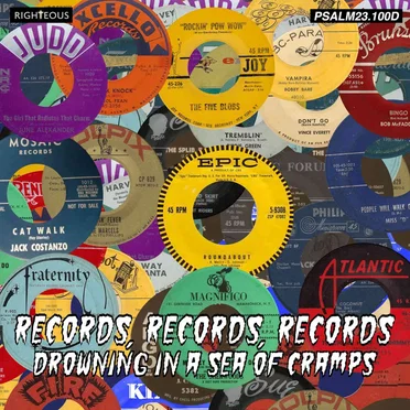 Records, Records, Records: Drowning in a Sea of Cramps by Various Artists - album cover