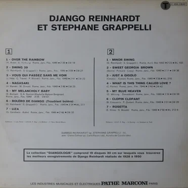 Django Reinhardt et Stephane Grappelli