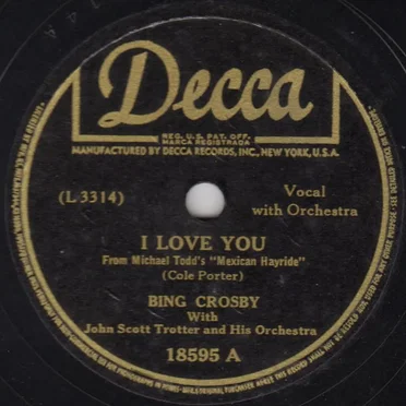 I Love You / I’ll Be Seeing You