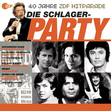 40 Jahre ZDF Hitparade: Die Schlager-Party by Various Artists - album cover