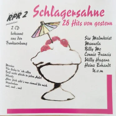 Schlagersahne - 28 Hits von Gestern by Various Artists - album cover