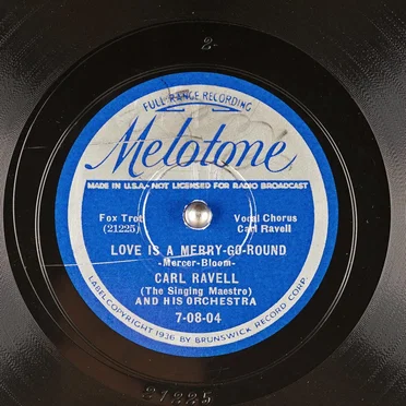 Love Is a Merry-Go-Round / Harbor Lights by Carl Ravell and His Orchestra - album cover