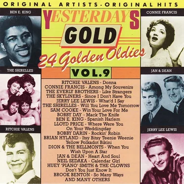 Yesterdays Gold Vol. 9 (24 Golden Oldies) by Various Artists - album cover
