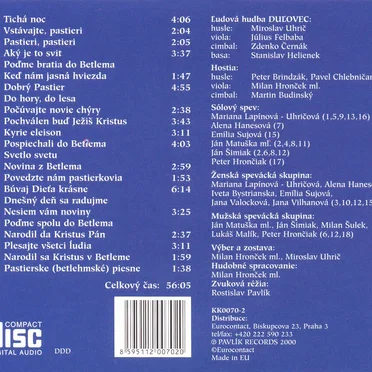 Vianočné koledy by Ľudová hudba Duľovec - album cover