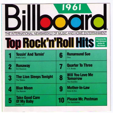 Billboard Top Rock’n’Roll Hits: 1961 by Various Artists - album cover