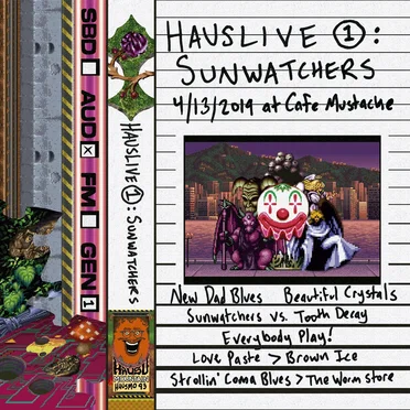 HausLive 1: Sunwatchers at Cafe Mustache, 4/13/2019