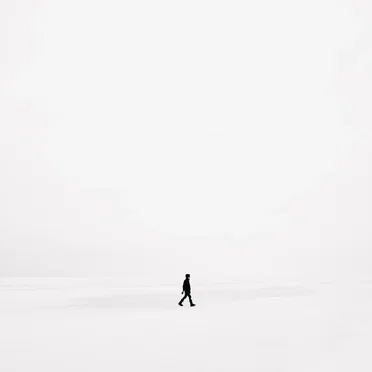 Quiet Snow on an Empty Field