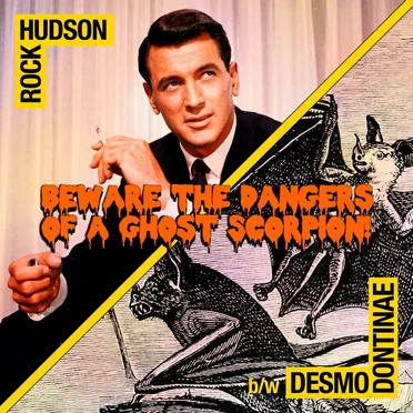 Rock Hudson b/w Desmodontinae by Beware the Dangers of a Ghost Scorpion! - album cover
