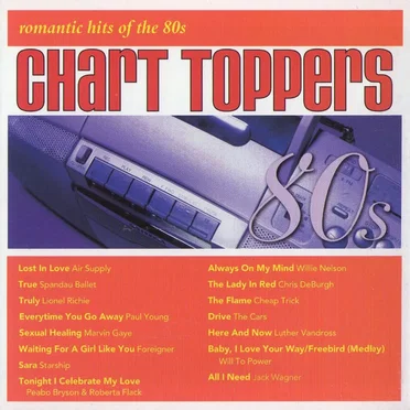 Chart Toppers: Romantic Hits of the 80's by Various Artists - album cover