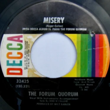 Misery / Just The Same by The Forum Quorum - album cover