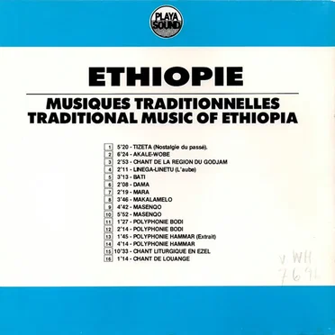 Ethiopie - Musiques Traditionnelles