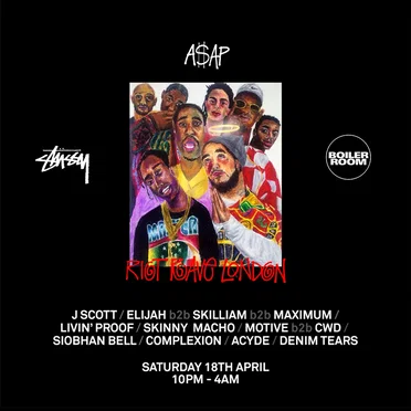 Boiler Room: Complexion in London, May 12, 2015