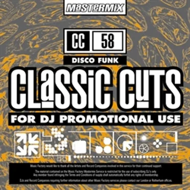 Mastermix Classic Cuts 58: Disco Funk by Various Artists - album cover