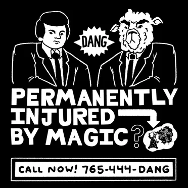 Permanently Injured by Magic by DANG - album cover