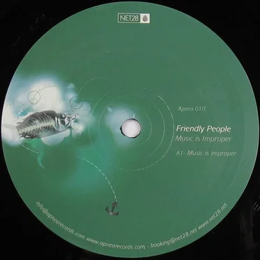 Music Is Improper by Friendly People - album cover
