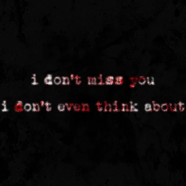 i don't miss you