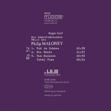 Die haarsträubenden Fälle des Philip Maloney, N° 52 by Roger Graf - album cover