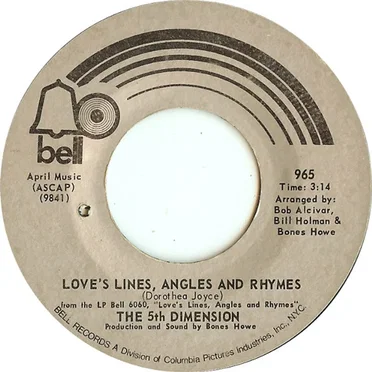 Love's Lines, Angles and Rhymes / The Singer