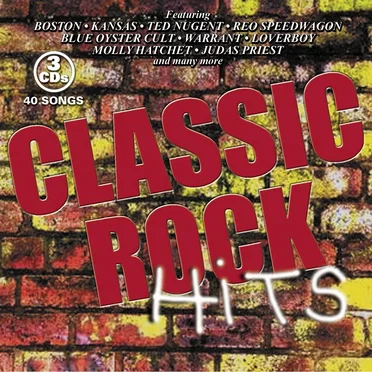 Classic Rock Hits by Various Artists - album cover
