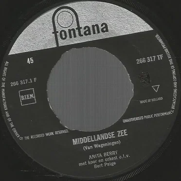 Middellandse Zee / Als ik wist (Dat ik je t’rug zou zien)