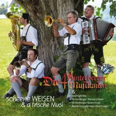 Scheene Weisen & a frische Musi by Die 4 Hinterberger Musikanten - album cover