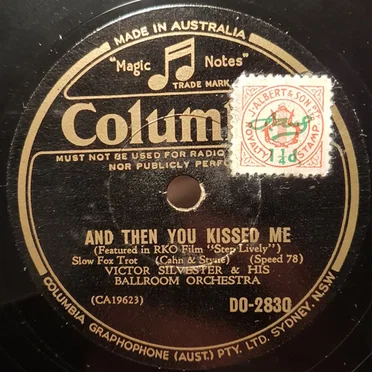 And Then You Kissed Me / Sweetheart Waltz