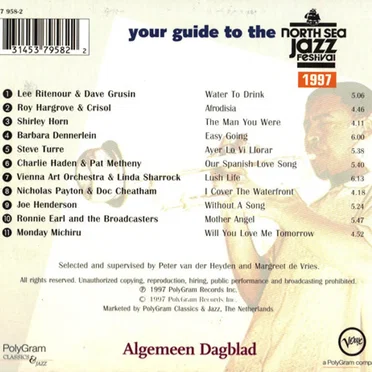 Your Guide to the North Sea Jazz Festival 1997 by Various Artists - album cover