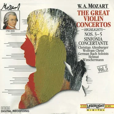 Vol. 5: The Great Violin Concertos (Highlights): Nos. 3-5 / Sinfonia concertante