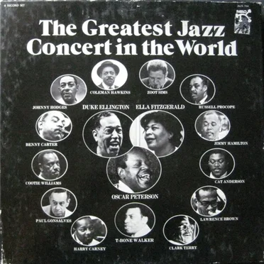 The Greatest Jazz Concert in the World by Various Artists - album cover