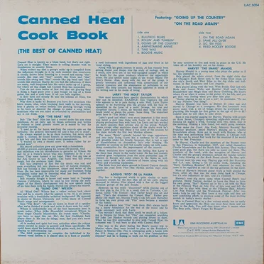 Canned Heat Cookbook