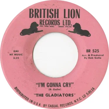 I'm Gonna Cry / Somebody Tell Her by The Gladiators - album cover